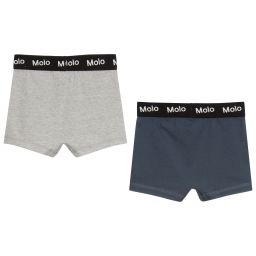 مولو-شورت بوكسر قطن عضوي جيرسي للأولاد (عدد 2) | Childrensalon Outlet