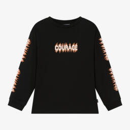 Molo-Boys Charcoal Organic Adventure Tee | Childrensalon Outlet