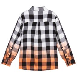 Molo-Boys Checked Cotton Shirt | Childrensalon Outlet