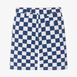 Molo-Boys Classic Blue Check Shorts | Childrensalon Outlet