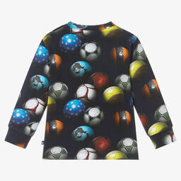 Molo-Хлопковый топ с футбольными мячами для мальчиков | Childrensalon Outlet
