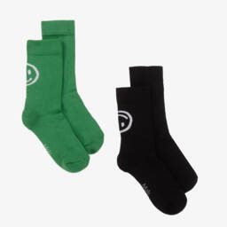 Molo-Boys Duo-Tone Cotton Ankle Socks | Childrensalon Outlet