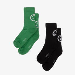 Molo-Boys Duo-Tone Cotton Ankle Socks | Childrensalon Outlet