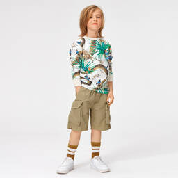 Molo-Зеленые шорты карго для мальчиков | Childrensalon Outlet