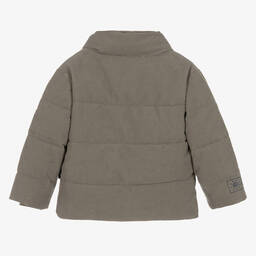 Molo-Boys Green Corduroy Hooded Jacket | Childrensalon Outlet