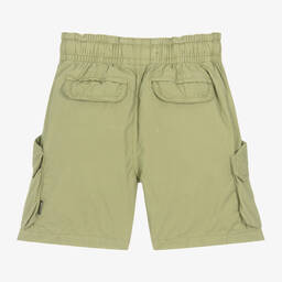 Molo-شورت كارغو قطن لون أخضر للأولاد | Childrensalon Outlet