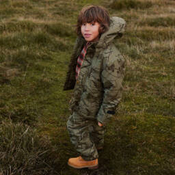 مولو-جاكيت تزلج لون أخضر للأولاد | Childrensalon Outlet