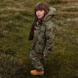 مولو-بنطلون تزلج لون أخضر للأولاد | Childrensalon Outlet