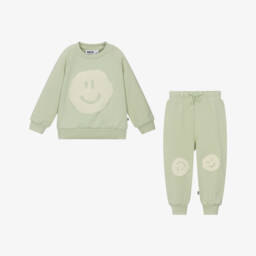 Molo-بدلة رياضية خضراء مبهجة للأولاد | Childrensalon Outlet