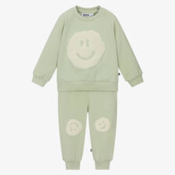 Molo-بدلة رياضية خضراء مبهجة للأولاد | Childrensalon Outlet