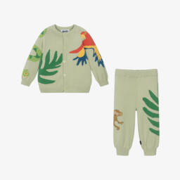Molo-Зеленый трикотажный комплект Джунгли для мальчиков | Childrensalon Outlet