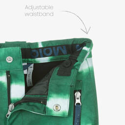 مولو-بنطلون تزلج مقلّم لون أخضر للأولاد | Childrensalon Outlet