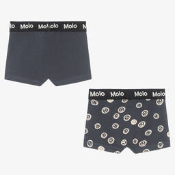 Molo-Серые трусы-боксеры из органического хлопка (2шт.) | Childrensalon Outlet
