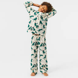 Molo-Boys Ivory Dinosaur Pyjamas | Childrensalon Outlet
