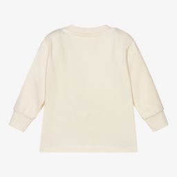 Molo-Кремовый топ со слоном для мальчиков | Childrensalon Outlet