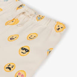 Molo-Boys Ivory Emoji Joggers | Childrensalon Outlet