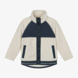 Molo-Кремовая флисовая куртка на молнии для мальчиков | Childrensalon Outlet