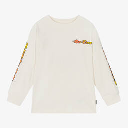 Molo-Кремовый топ из органического хлопка с рисунком для мальчиков | Childrensalon Outlet