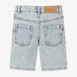 Molo-Boys Light Wash Denim Bermudas | Childrensalon Outlet
