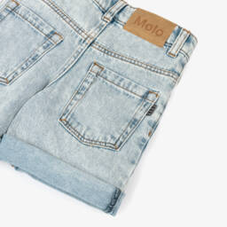 Molo-Boys Light Wash Denim Bermudas | Childrensalon Outlet