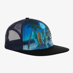 Molo-Boys Navy Blue Sunset Surfer Cap | Childrensalon Outlet