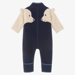 Molo-Boys Navy Cozy Bear Suit | Childrensalon Outlet