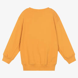 Molo-Boys Orange Organic Cotton Sweatshirt | Childrensalon Outlet