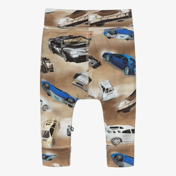 Molo-جوغرز أطفال ولادي قطن عضوي جيرسي لون بني | Childrensalon Outlet