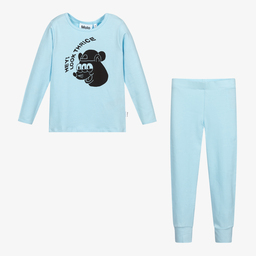 Molo-Голубая хлопковая пижама для мальчиков | Childrensalon Outlet