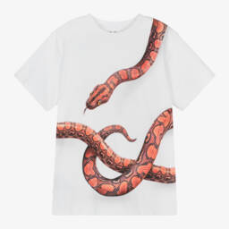Molo-Футболка с графикой змеи из органического хлопка для мальчиков | Childrensalon Outlet