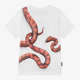 Molo-Футболка с графикой змеи из органического хлопка для мальчиков | Childrensalon Outlet