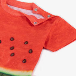 Molo-Boys Vibrant Melon Tee | Childrensalon Outlet