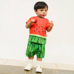 Molo-Boys Vibrant Melon Tee | Childrensalon Outlet
