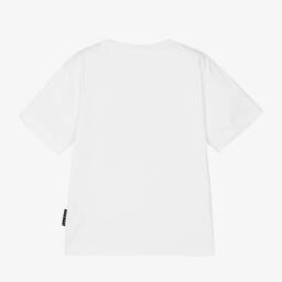 Molo-Белая футболка из органического хлопка с динозавром | Childrensalon Outlet