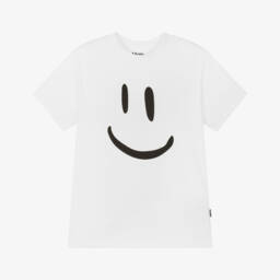 Molo-تي شيرت أبيض من القطن العضوي للأولاد | Childrensalon Outlet