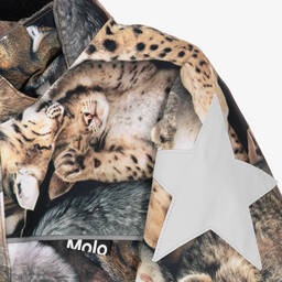 Molo-Коричневый зимний комбинезон с животными | Childrensalon Outlet