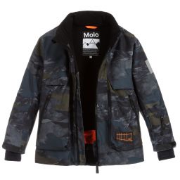 Molo-Camo Print Ski Jacket | Childrensalon Outlet