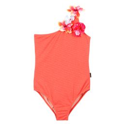 Molo-Coral Pink Swimsuit (UPF50+) | Childrensalon Outlet