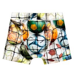 Molo-Football Print Boxer Shorts | Childrensalon Outlet