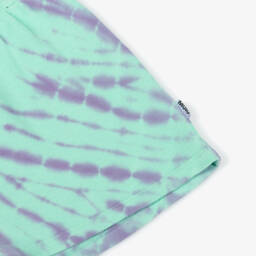 Molo-شورت قطني للبنات بلون أزرق فاتح وأرجواني | Childrensalon Outlet