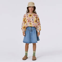 Molo-Бежевые и зеленые носки в полоску (2пары) | Childrensalon Outlet