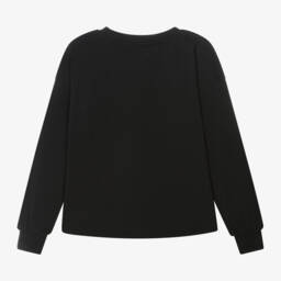 Molo-Черный топ из органического хлопка с лошадью для девочек | Childrensalon Outlet