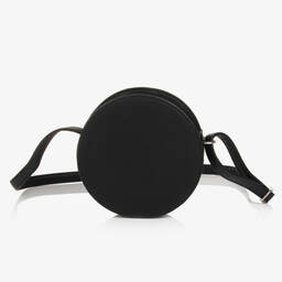 مولو-حقيبة يد جلد صناعي لون أسود وأبيض (17 سم) | Childrensalon Outlet