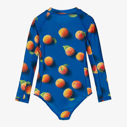 Molo-Girls Blue Apricot Swimsuit | Childrensalon Outlet