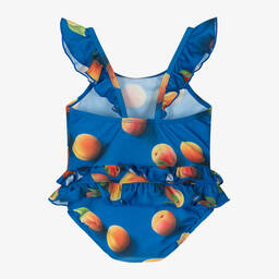 Molo-Синий купальник с абрикосами (UPF50+) | Childrensalon Outlet