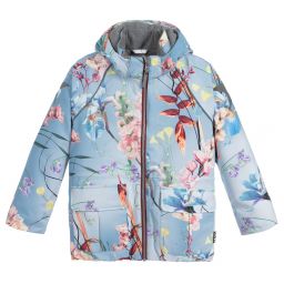 Molo-جاكيت تزلج مبطن،  واقي من المطر لون أزرق للبنات | Childrensalon Outlet