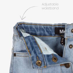 Molo-Girls Blue Wash Denim Skirt | Childrensalon Outlet