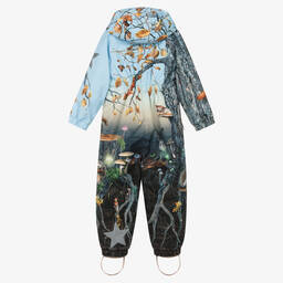 Molo-Синий зимний комбинезон с лесным принтом | Childrensalon Outlet