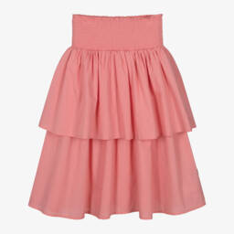 Molo-Girls Blush Layered Cotton Skirt | Childrensalon Outlet
