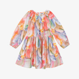 Molo-Girls Cotton Tulip Blossom Frock | Childrensalon Outlet